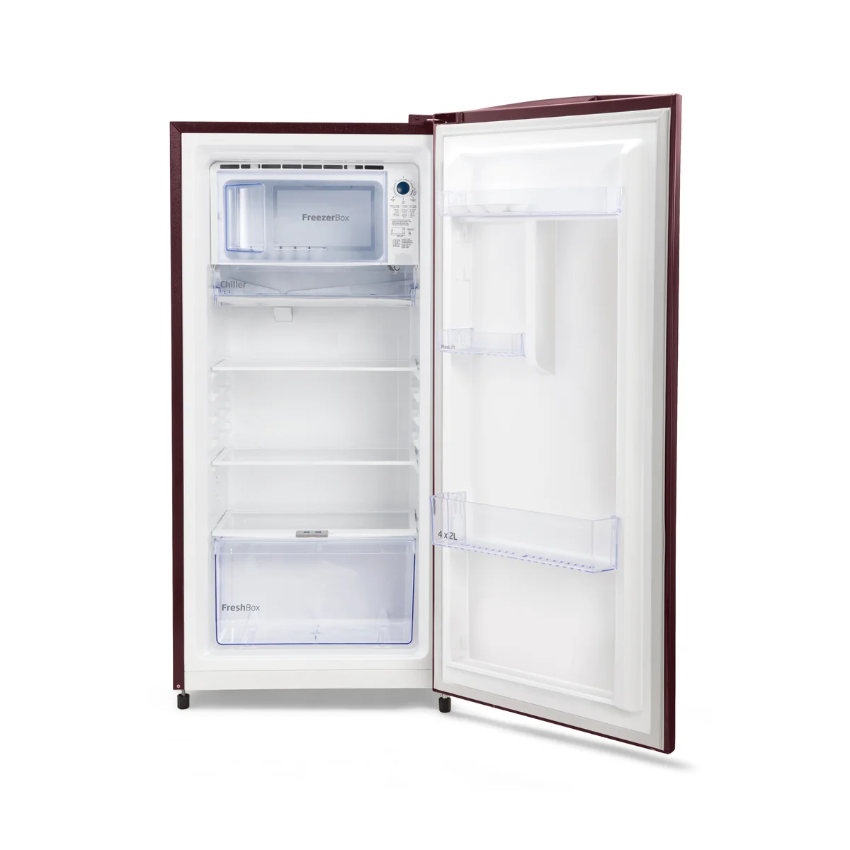 183 L 2 Star Direct Cool Single Door Refrigerator (RDC215D/S0RFR0M0000GO, Fressia Ruby) , Voltas Beko, A Tata Product - Image 4
