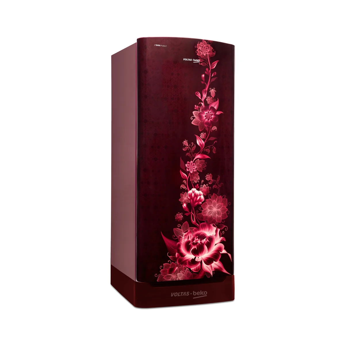 183 L 3 Star Direct Cool Single Door Refrigerator (RDC215A / W0VWR0M0B00GO, Vivi Wine, Base Drawer) Voltas Beko, A Tata Product - Image 4