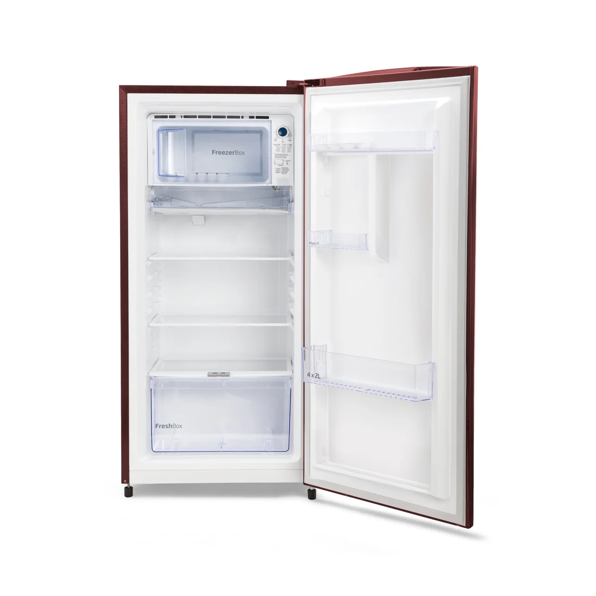 183 L 3 Star Direct Cool Single Door Refrigerator (RDC215C / S0WFR0M0000GO, Fressia Wine) , Voltas Beko, A Tata Product - Image 4