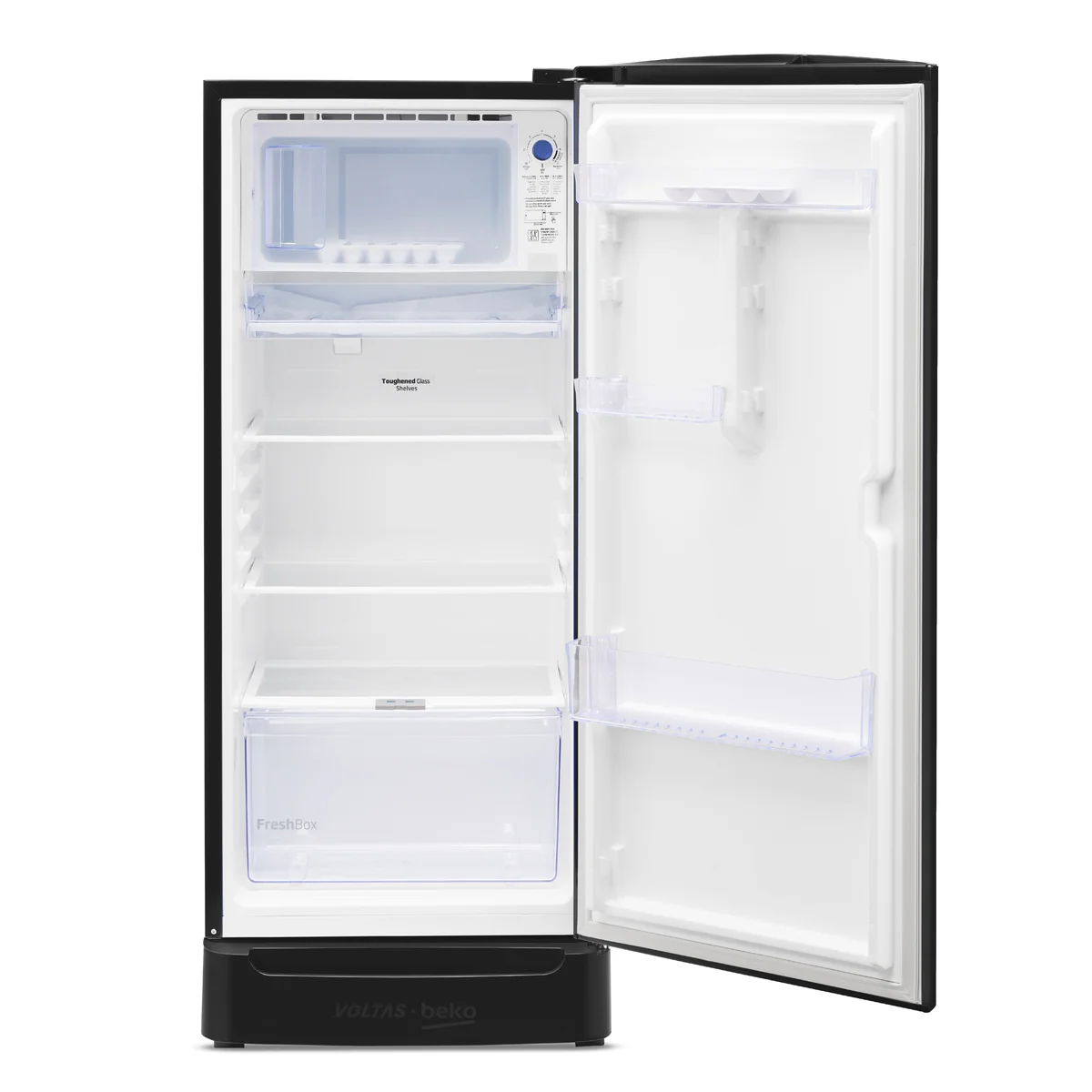 183 L 4 Star Direct Cool Single Door Refrigerator (RDC215B/W0DGR0M0B00GO,Dark Grey, With Fresh Box Technology) , Voltas Beko, A Tata Product - Image 3