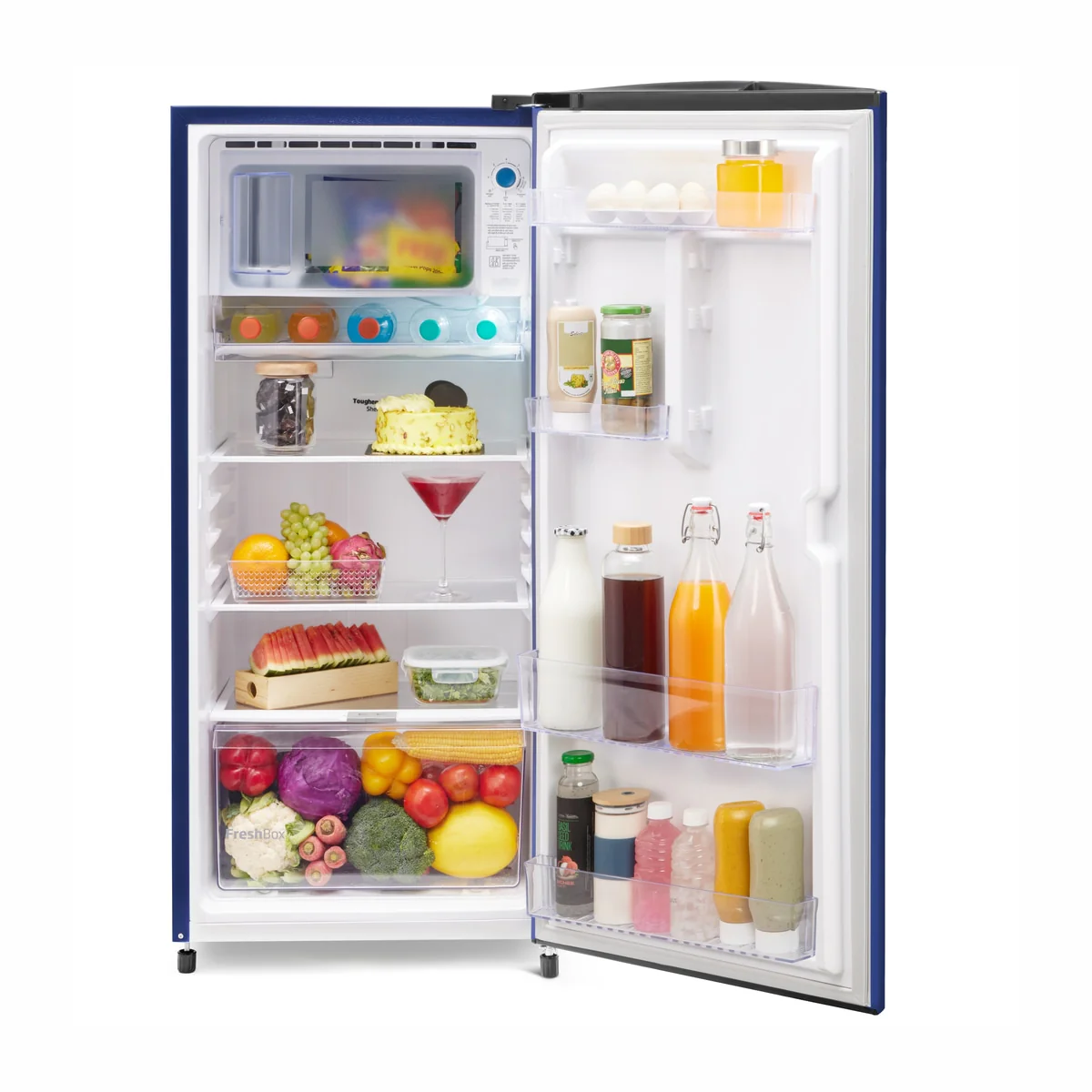 183 L 5 Star Direct Cool Single Door Refrigerator with Quick Frezze (RDC215A / W0BBRTM0000GO, Bonita Blue, Fresh Box Technology) , Voltas Beko, A Tata Product - Image 5