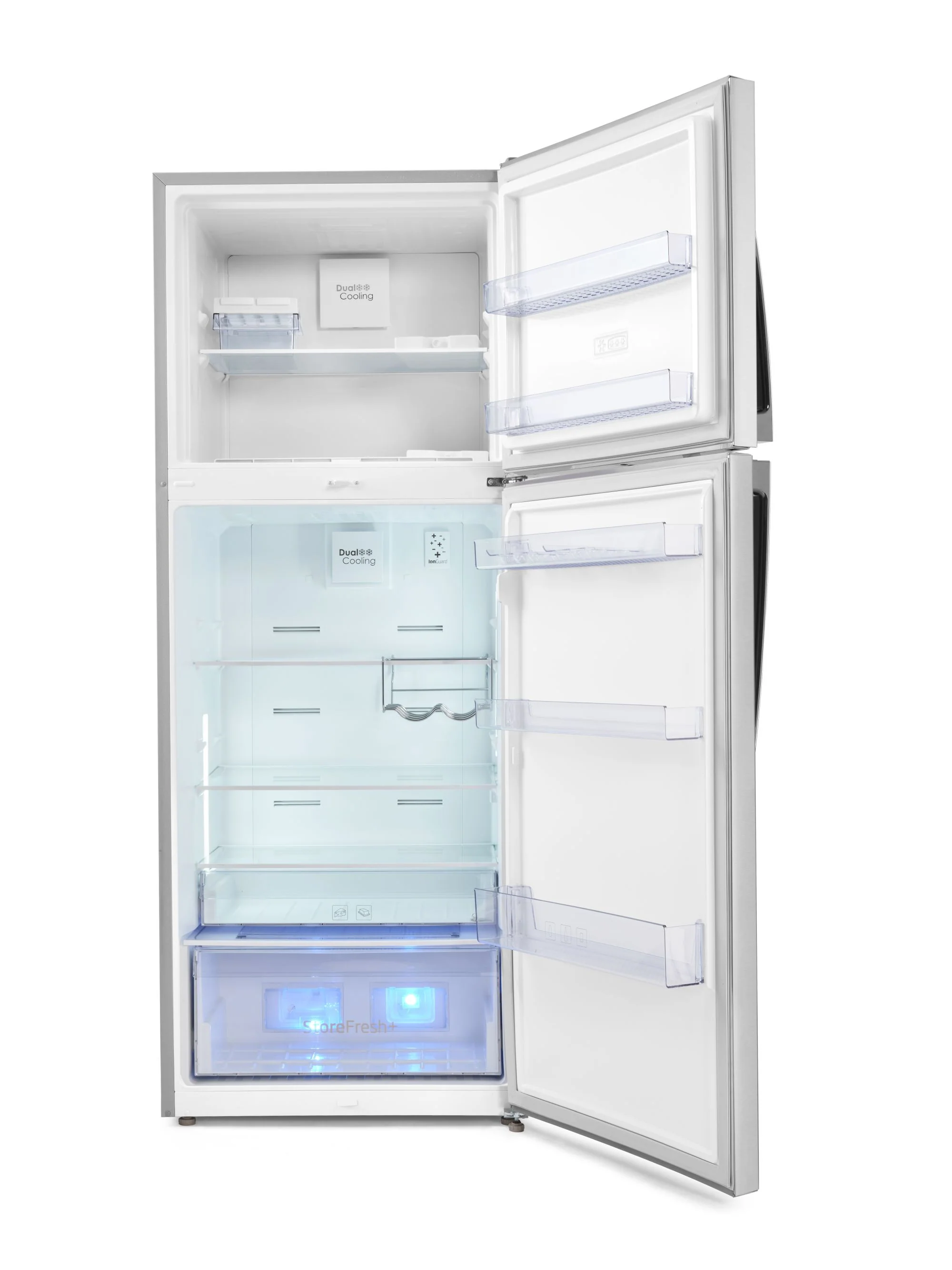 470 L 2 Star Inverter Frost-Free Double Door Refrigerator (RFF493IF, Silver, Store Fresh+TM) , Voltas Beko, A Tata Product - Image 14