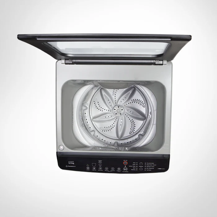 6.5 Kg 5 Star Fully Automatic Top Load Washing Machine (WTL65UPSC, Grey,Fountain Wash) , Voltas Beko, A Tata Product - Image 4