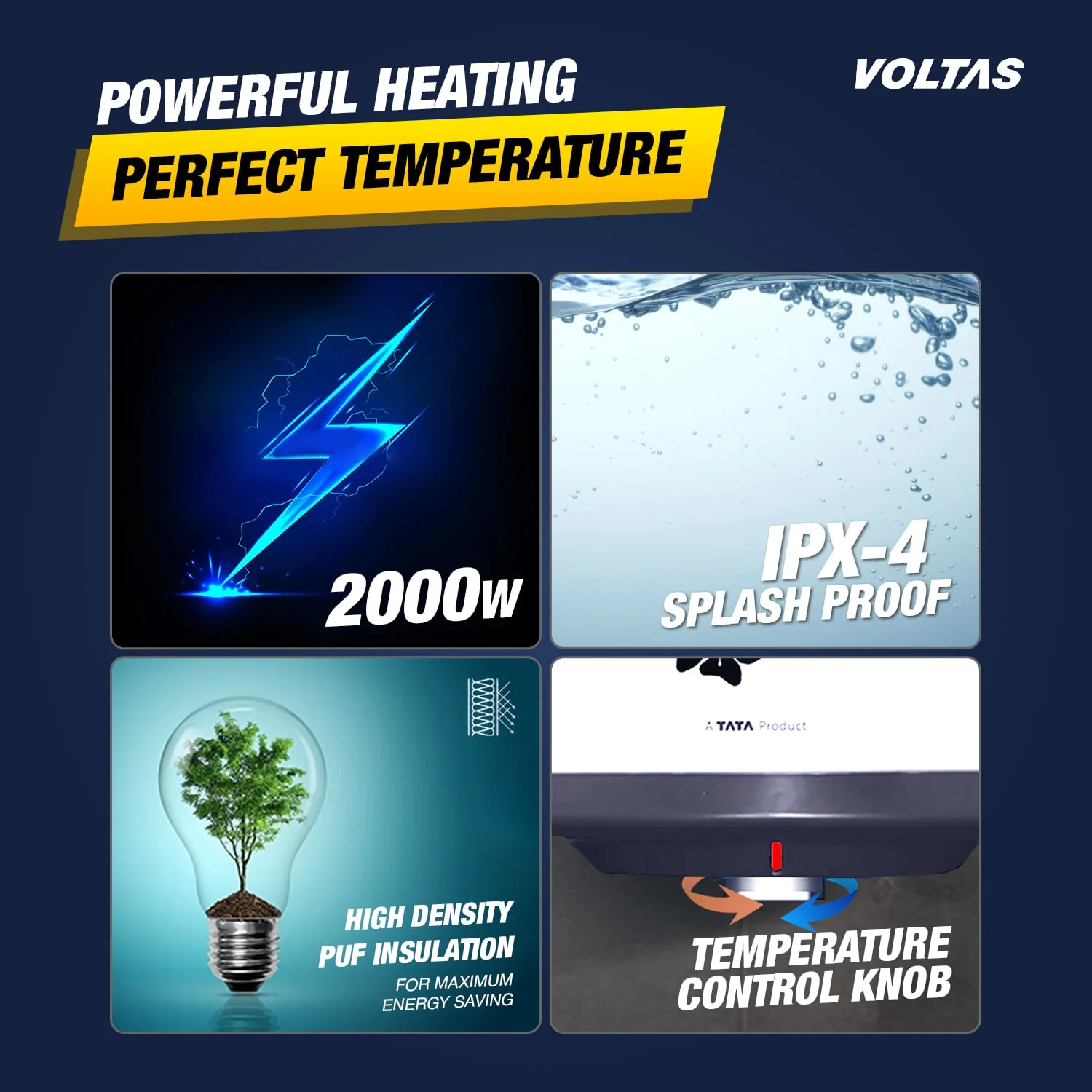 Voltas Aqua Pro Water Heater - 10 L (2000 W) - Image 9
