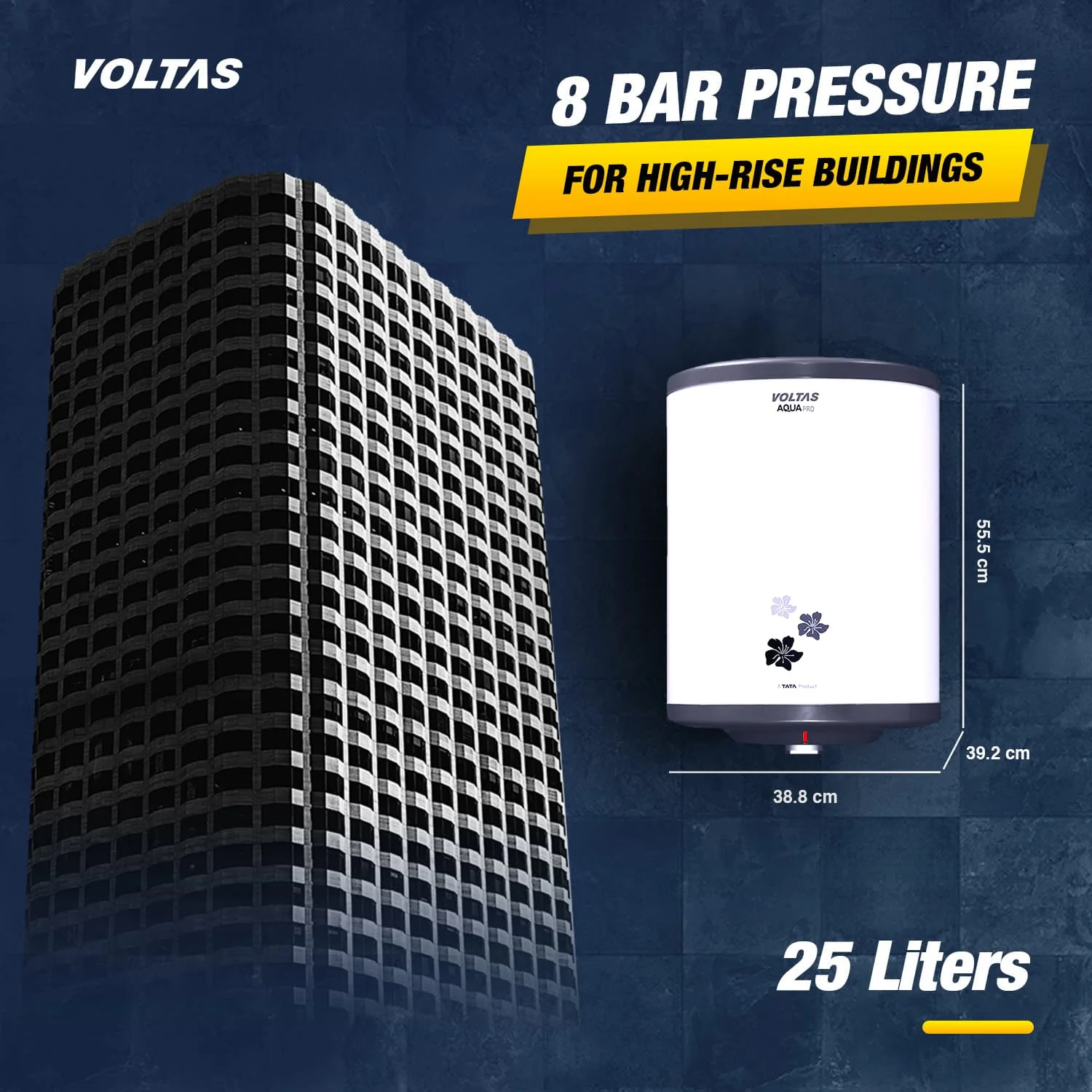 Voltas Aqua Pro Water Heater - 25 L (2000 W) - Image 10
