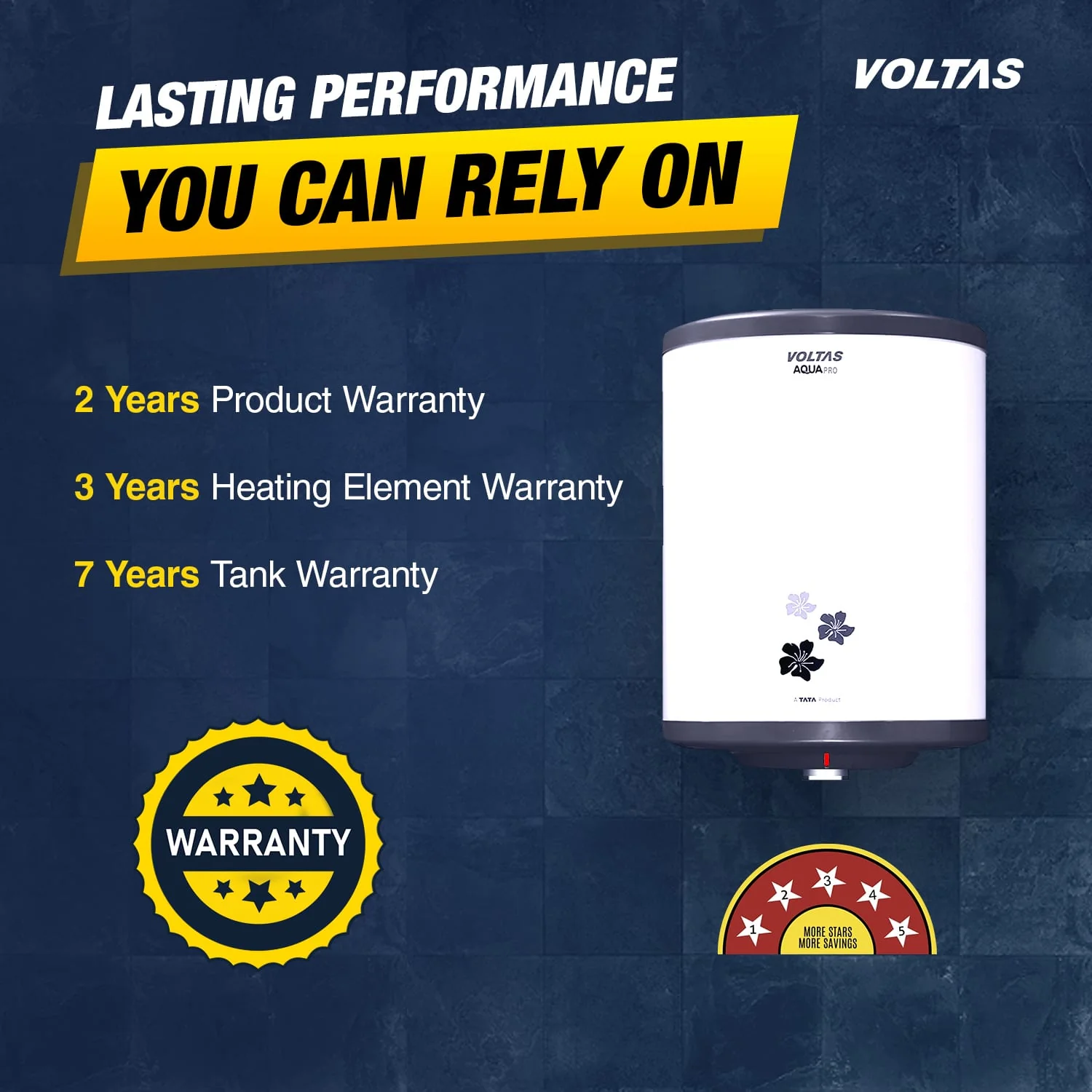 Voltas Aqua Pro Water Heater - 25 L (2000 W) - Image 5