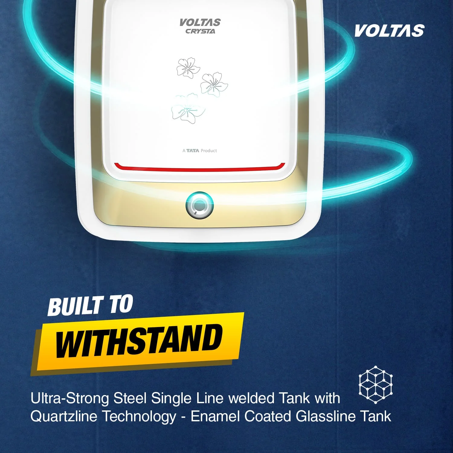 Voltas Crysta 5 Star Water Heater - 15L (2000 W) - Image 6