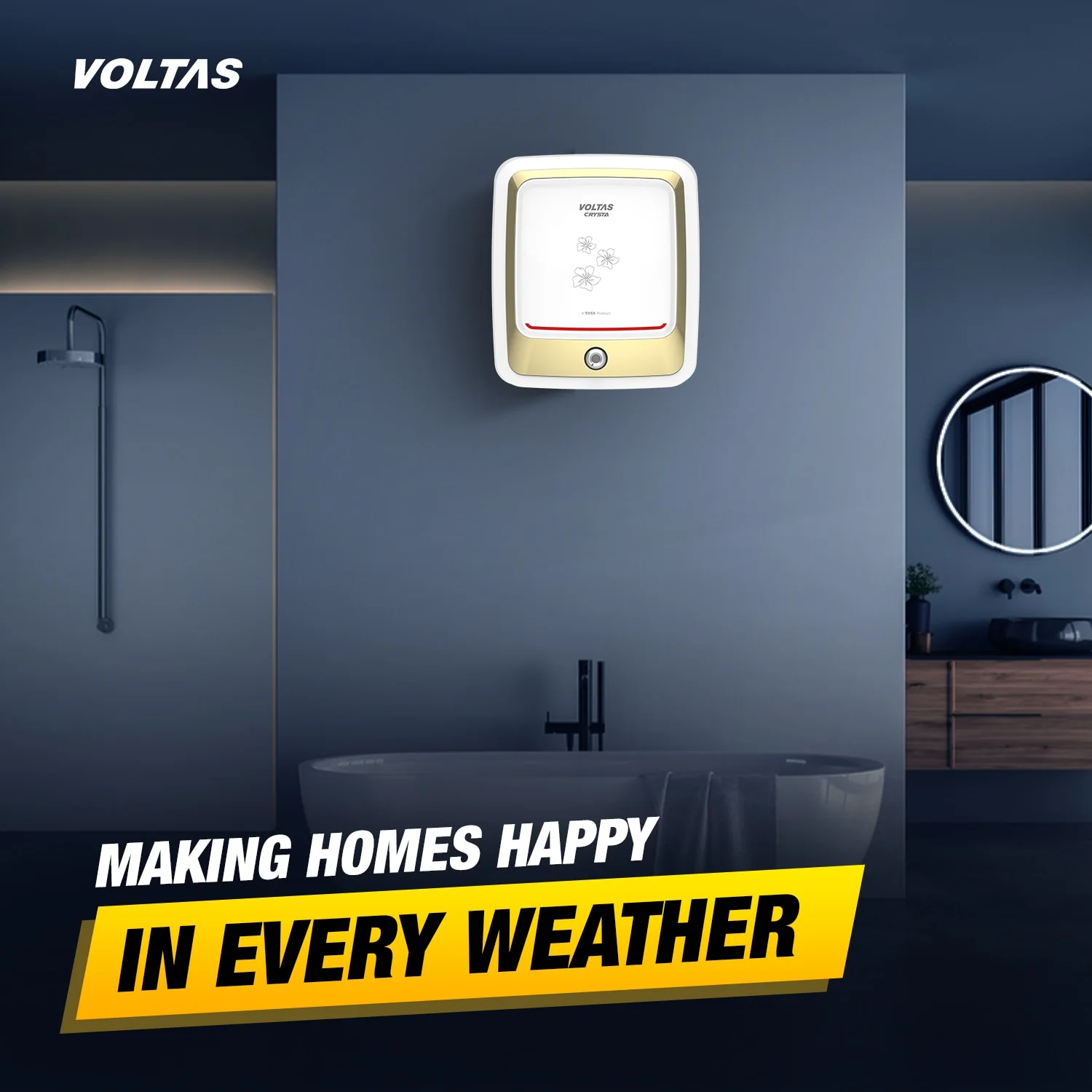 Voltas Crysta 5 Star Water Heater - 25L (2000 W) - Image 8