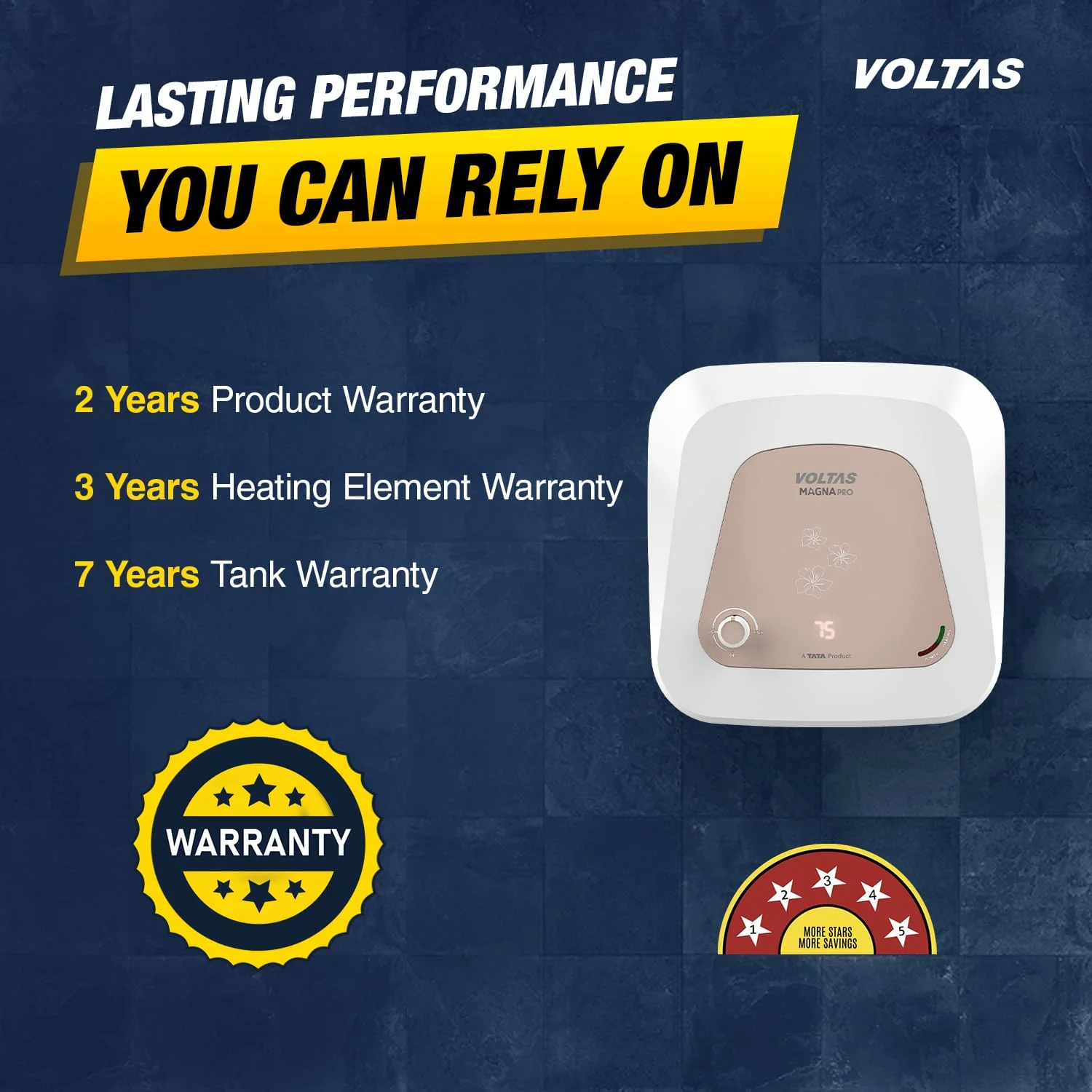 Voltas Magna PRO 5 Star Water Heater - 10L (2000 W) - Image 7