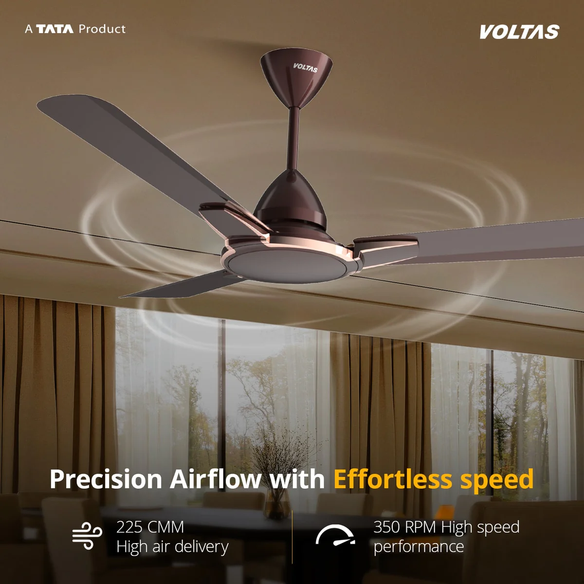 Voltas Rimflo BLDC Fan - 1200MBRBON - Image 4
