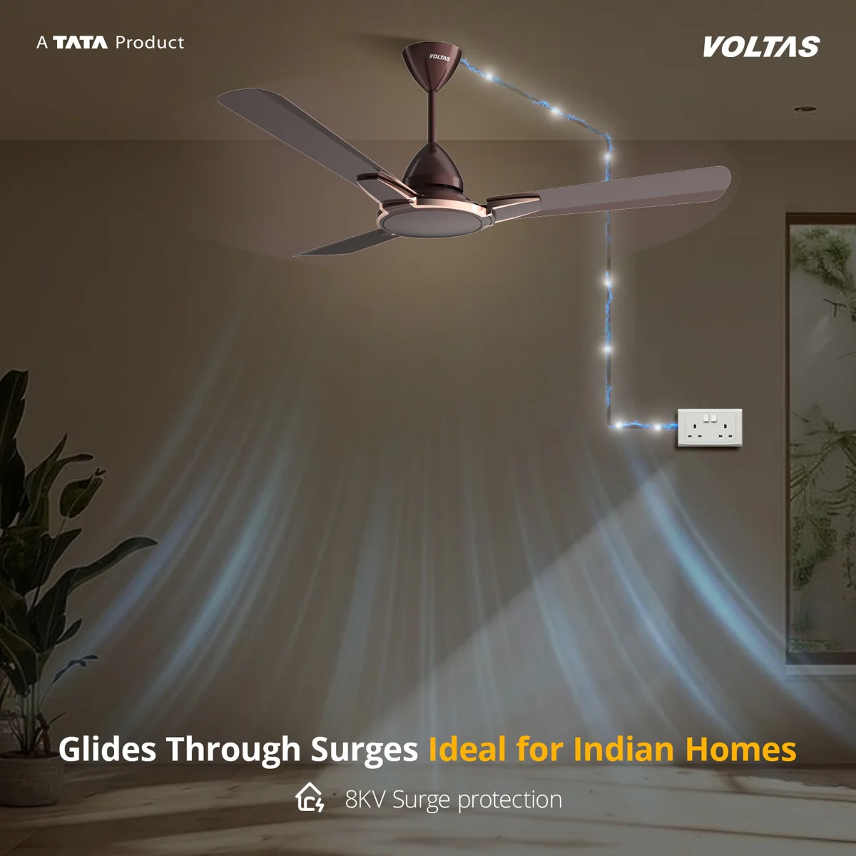Voltas Rimflo BLDC Fan - 1200MBRBON - Image 5