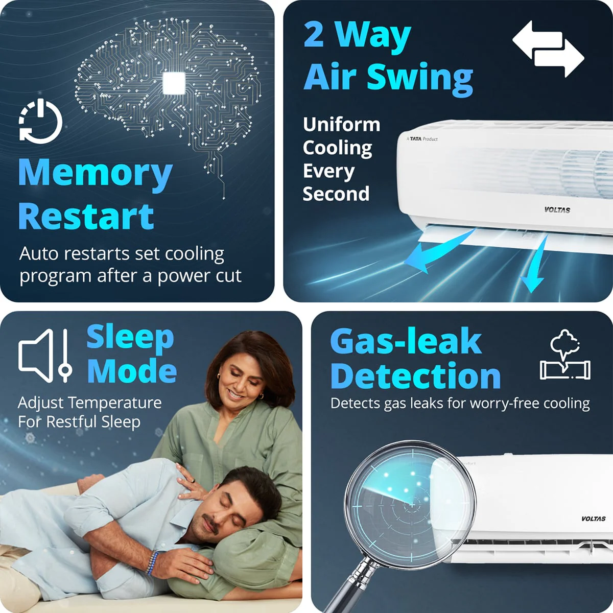 Voltas Split Air Conditioner, 1.5 Ton, 5 Star - 185INV Vectra Elegant - Image 10
