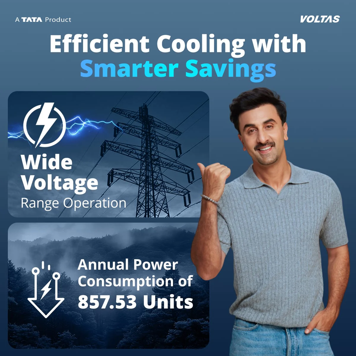 Voltas Split Air Conditioner, 2 Ton, 5 Star - 245INV Vectra Plush - Image 12