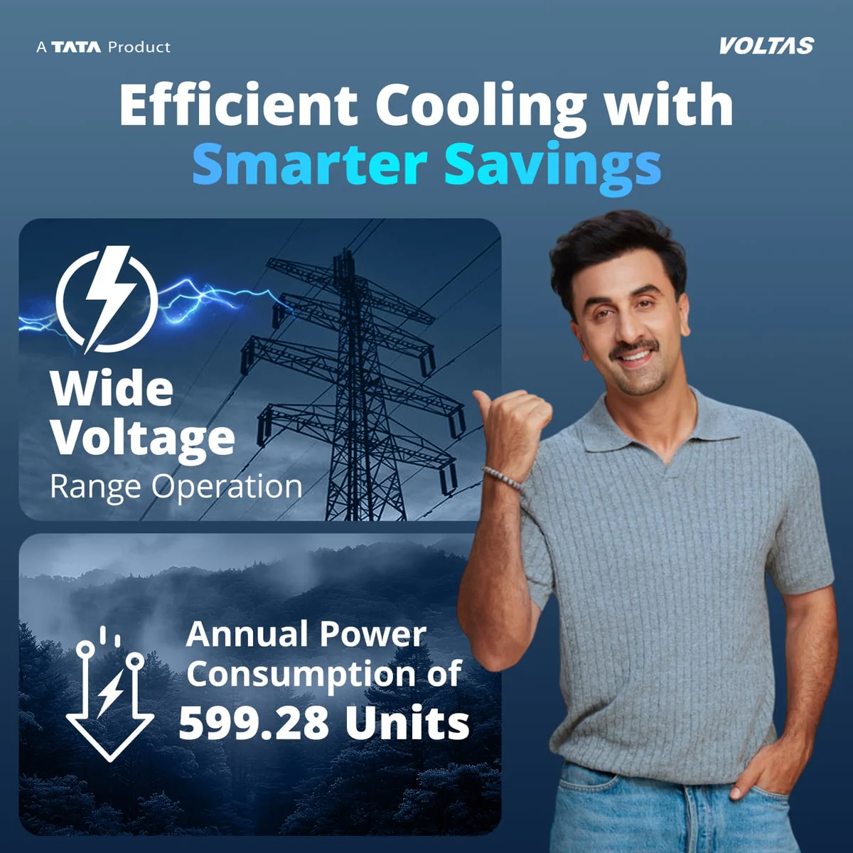 Voltas Window Air Conditioner, 1.5 Ton, 2 Star - 182FS Prism - Image 14