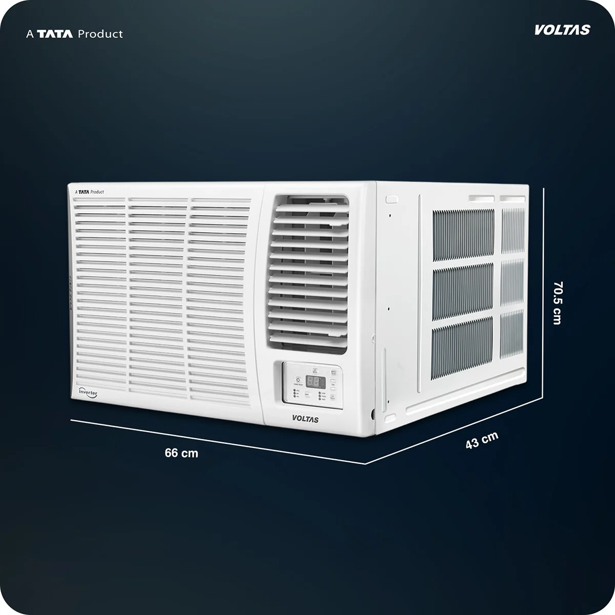 Voltas Window Air Conditioner, 1.5 Ton, 5 Star - 185INV Elite - Image 4
