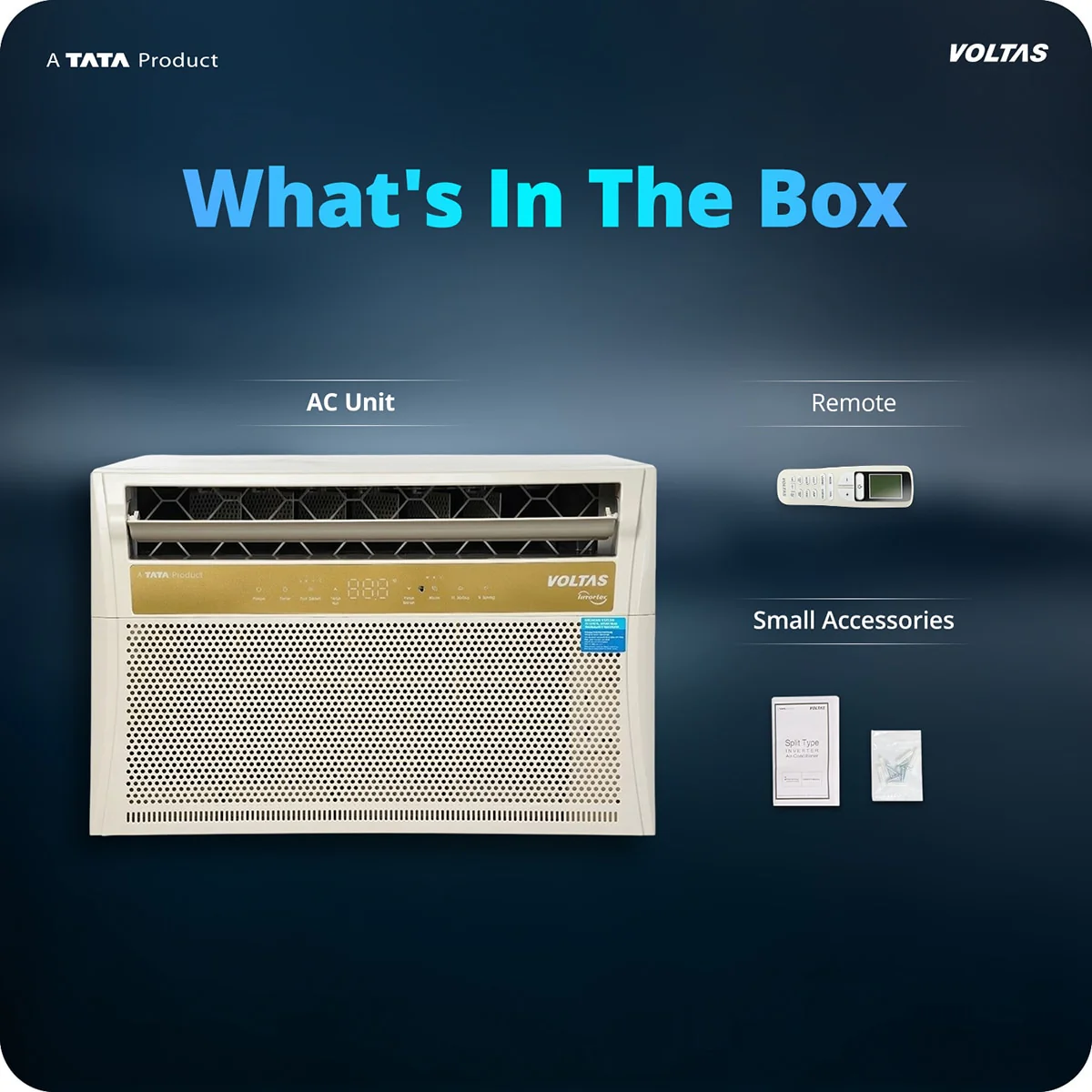 Voltas Window Air Conditioner, 1.5 Ton, 5 Star - 185INV Topaz - Image 19